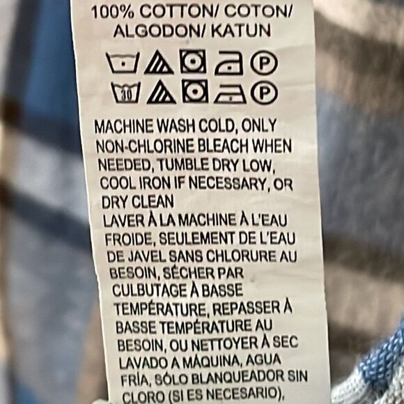 Lucky Brand plaid double cloth two pocket western style shirt size Large - Picture 12 of 12